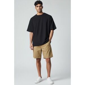 Tommy Hilfiger‎ THFlex Men's Khaki Stretch Shorts Size XL 7 Inseam Elastic Waist